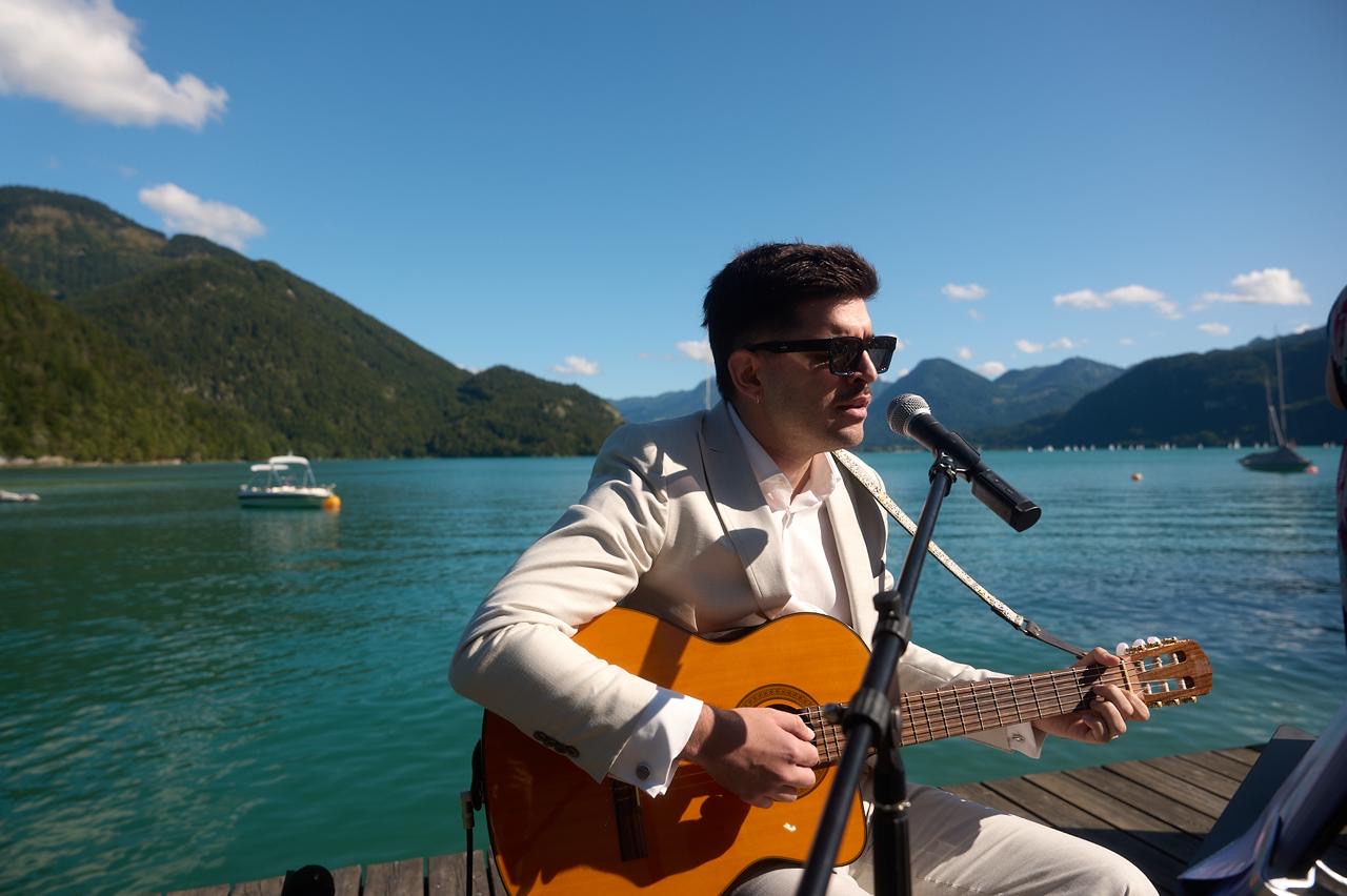 Lakeside Event in den Bergen